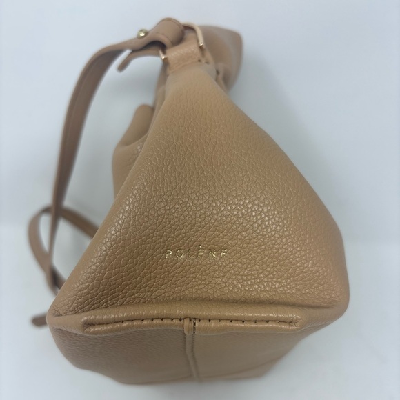 Polène Numéro Neuf Mini Bag Textured Beige Leather Purse - Picture 9 of 14